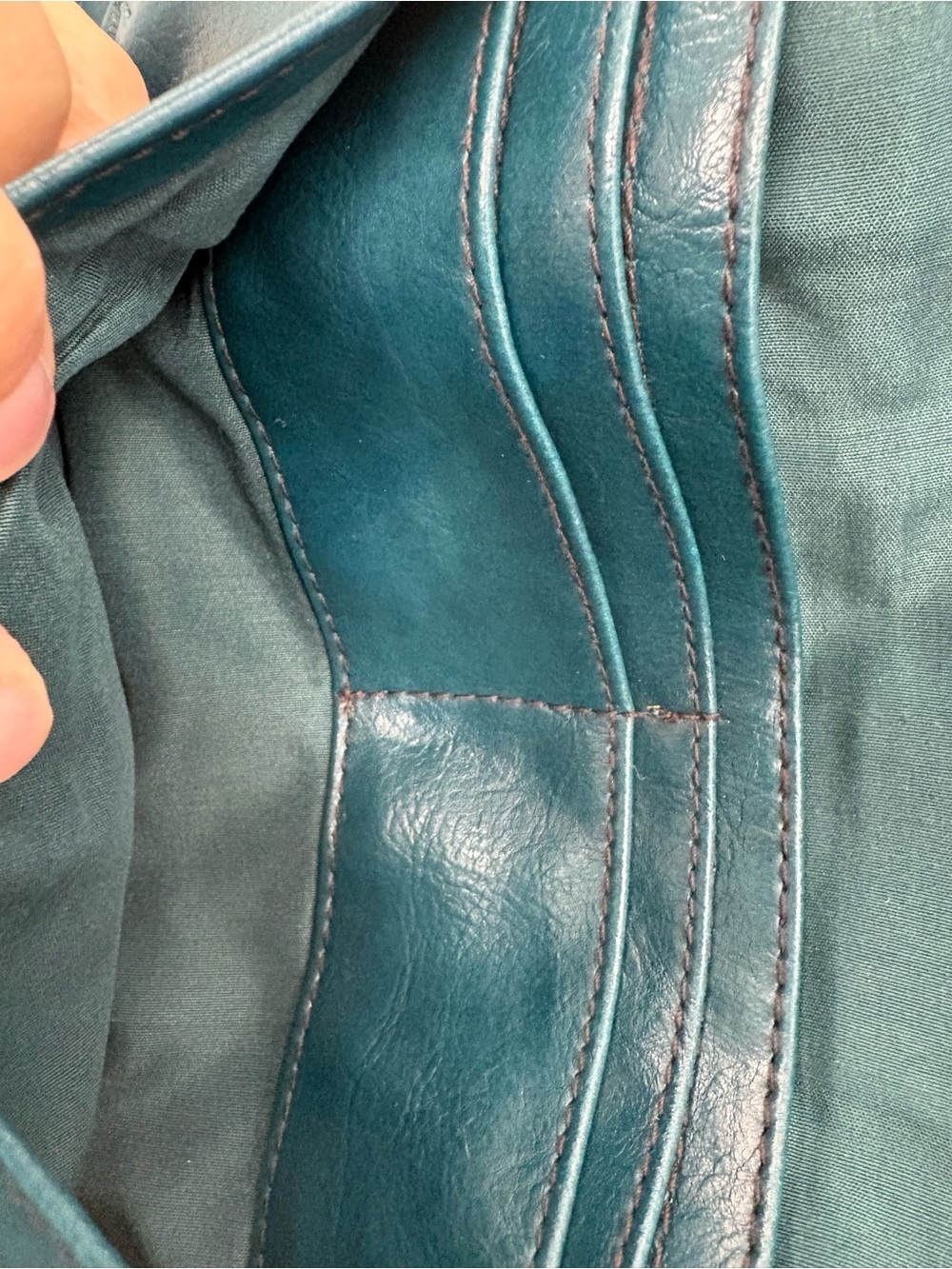 RELIC Teal Green Convertible Crossbody Clutch Wallet Purse - Picture 5 of 12